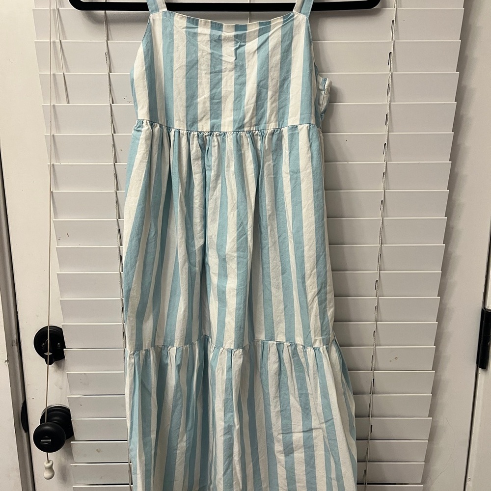 Carter's Blue and White Striped Dress